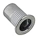 BQLZR Carbon Steel M6 Threaded Flat Head Rivet Nut 6mm Pack of 25