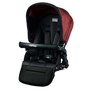 Peg Perego Pop-Up Seat for Team, Duette and Triplette Strollers, Terracotta