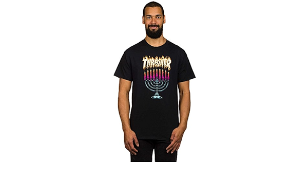 thrasher menorah tee