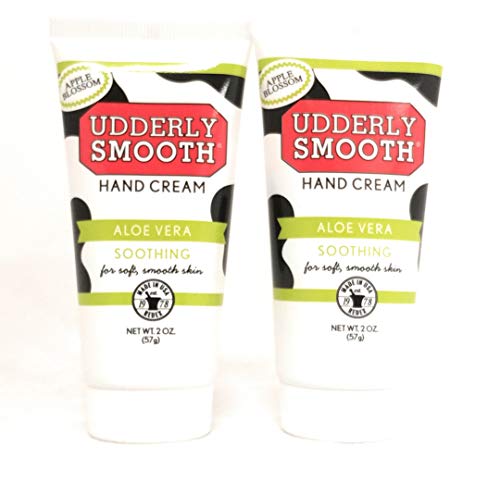 Udderly Smooth Hydrating Hand Cream Variety Pack (2 of each scent), 2 oz. each, Travel Size Lotion - 6 Pack