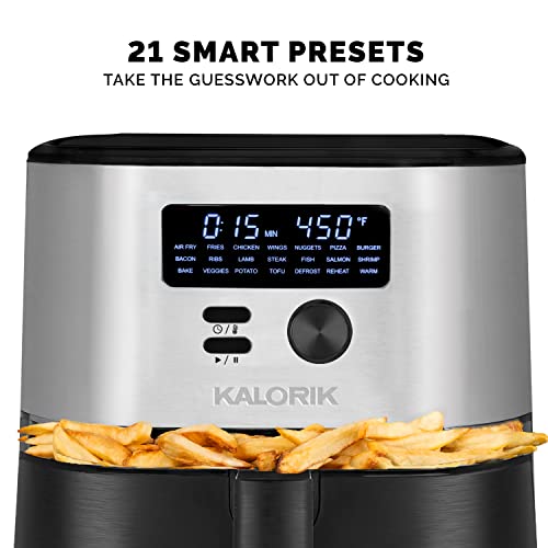 Kalorik MAXX® 7 Quart Air Fryer 1750W, 7in1 Air fry, Bake, Roast