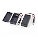 uxcell 2pcs 2.1 x 5.5mm Male Plastic Case Box Holder w Cover for 9V Battery
