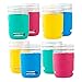 THEMONG Elk and Friends (Rebranded) Silicone Mason Jar Sleeve - Fits 8oz Regular Mouth Jars - 8 Pack