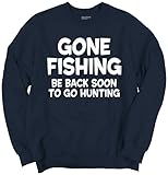 Brisco Brands Gone Fishing Shirt Back Deer Hunting