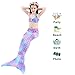 2019 New Girls Mermaid Tails for Princess Bikini Bathing Suit Set Children's Day for 3-12Y