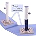 PAWZ Road Cat Scratching Post Cat Interactive Toys - Extra Post and Dangling Ball Included- 22 inches (Navy)