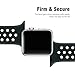 SMEECO Compatible with Apple Watch Band 42mm 44mm M/L,Soft Breathable Silicone Strap Replacement iWatch Bands for Apple Watch Series 4,Series 3, Series 2, Series 1 Sport Nike