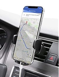 AUKEY Car Phone Mount Air Vent Cell Phone Holder for Car Compatible with iPhone Xs XS Max   8 7   6, Google Pixel 3 XL, Samsung Galaxy S9+, and Other Phones, Black