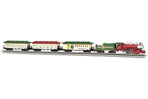 Bachmann Trains Spirit of Christmas Ready to Run Electric Train Set, N Scale