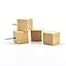 eZAKKA Wood Push Pins 100Pieces Square Wooden Thumb Tacks Decorative for Cork Boards Map Photos Calendar with Box