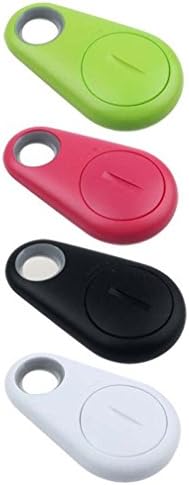 Bluetooth 4.0 Phone Tracker Alarm iTag Mini Wireless Key Finder for Anti-lost, Selfie Shutter, Compatible with IOS and Android Smartphones for Locating Pets, Children, Keys, Wallets, Cars (4 colors)