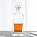 Whiskey Decanter Set - Perfect for Whiskey, Wine, or Liquor - Includes a (Lead-Free) 800 Milliliter Decanter with 4 Matching Glasses