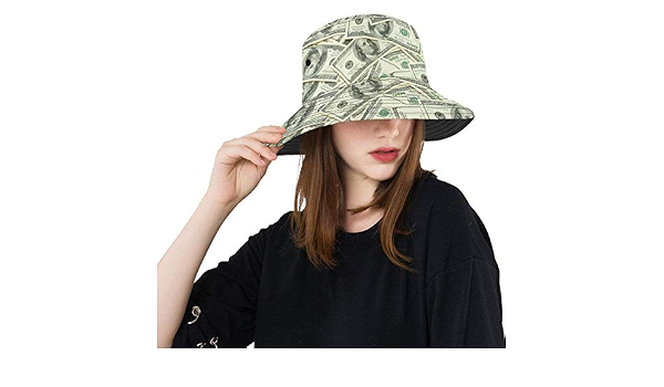 Portable Beach Hat with Money American 