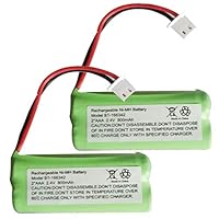 Alisy 2PC 2.4V 800MAH BT166342 Battery for VTech E30021CL CL81211 Cordless Handsets