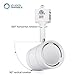 LEONLITE 8.5W (50W Eqv.) Integrated CRI90+ LED White Track Light Head, Dimmable 38° Spotlight Track Light, 550lm Energy Star & ETL Listed, for Wall Art Exhibition Lighting, 2700K Soft White, Pack of 2