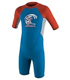 O'Neill Wetsuits Toddler 2 mm Spring Wetsuit, Blue/Grey/Red, 2