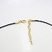 LolliBeads (TM) Gold Plated Barrel Leather Cord Ends, Lobster Clasp and Extension Chains Kits Assorted Pack (60 sets)