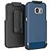 Encased Holster Case Compatible with Samsung Galaxy S7 SlimShield Series Case with Belt Clip Holster (Deep Blue)