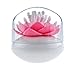 Bloss Cotton Swab Holder Lotus Q-tip Dispenser Decorative Bathroom Accessories, Pink