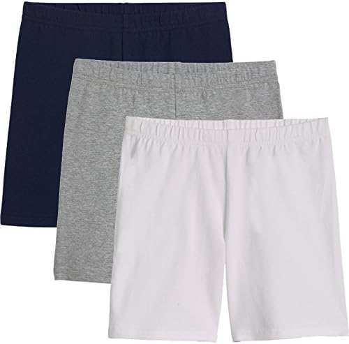 KIDPIK Girls Bike Shorts (3Pack) S Spring Or Summer Short Sets for Athletic Teens