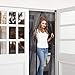 WENFENG Magnetic Screen Door, Heavy Duty Bug Screen Door with Full Frame Velcro Fits Door Size Up to 34 x 82 inch Max (Large)