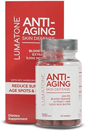 New Vitality Lumatone Age Spot Reduction with Healthy Hair and Nails Supplement (30 Softgels)