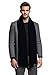 Men Cashmere Scarf Winter Knit Scarves by FULLRON - Warm & Long Black Scarf