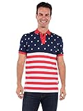Men's American Flag Polo Shirt