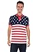 Men's American Flag Polo Shirt