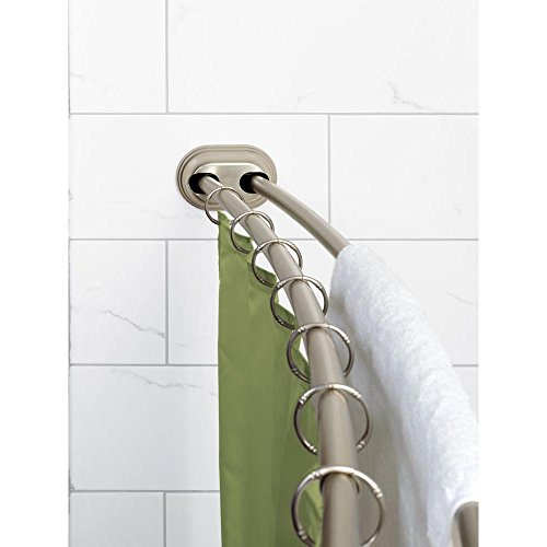 Glacier Bay 72 in. Rustproof Adjustable Double Tension Curved Shower