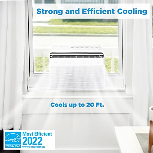 Midea 8,000 BTU UShaped Smart Inverter Window Air ConditionerCools up