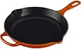 Le Creuset Enameled Cast Iron Signature Iron Handle Skillet, 10.25" (1-3/4 qt.), Flame