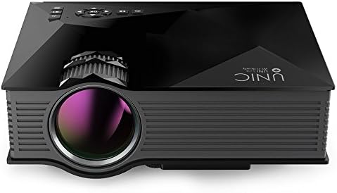 Mini projector Damark UNIC UC46 Household LED Portable Multimedia Home Cinema Theater 1200 Lumens LED Projection with USB VGA HDMI SD Card AV WiFi