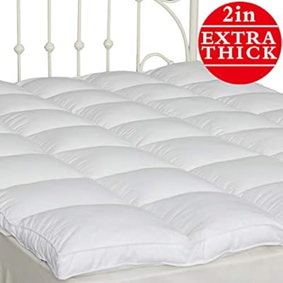 Mattress Topper Full Down Alternative Quilted Pillow Top Mattress