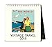 Cavallini Papers & Co 2018 Vintage Travel Desk Calendar