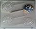 Medium egg decorated w/ hearts & swirls E096 Easter Chocolate Candy Mold