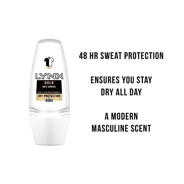 Lynx Gold, Masculine Antiperspirant Deodorant For Men And Teenagers, Clean And Fresh Fragrance, Long Lasting Anti Sweat…