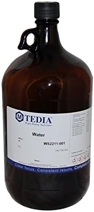WATER, HPLC, 4x4L Amber Glass (Case)