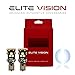 Elite Vision Titanium Series Interior LED Non-Polarity 450LM Bright for Dome Map Courtesy Door License Plate Cargo Lights (Pack of 2) (921/912/T15, White)
