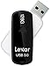 Lexar JumpDrive S37 128GB USB Flash Drive - Black (Bulk Packaging)