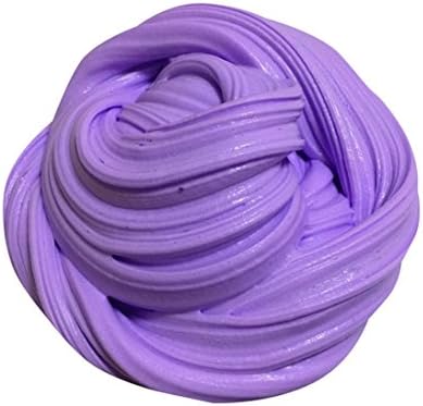 Leegor Hot Sale DIY Floam Slime Soft Plasticine Sludge Toy Stress Relief No Borax Kids Development Toy Gift (Purple)