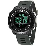 BROMEN Men Watch Digital Sports Watches Waterproof Military Watch Wrist Watch with Stopwatch Alarm