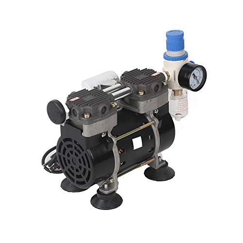 2- Stage 50L/m Oil Free Lab Vacuum Pump Oilless Medical Mute Pump photo 6