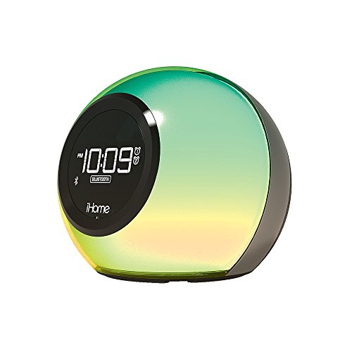 iHome iBT29BC Bluetooth Color Changing Dual Alarm Clock FM Radio with