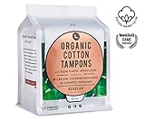 L. Organic Cotton Tampons with BPA-Free Applicators, Regular Absorbency, 16 Count, 3 Pack