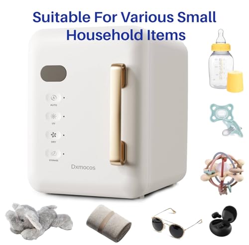 UV Sterilizer and Dryer, 22L Baby Bottle Sterilizer and Dryer, Multi-functional Disinfection Cabinet for Toys/Clothes/Beauty Tools/Tableware/Phone/Home Office Items