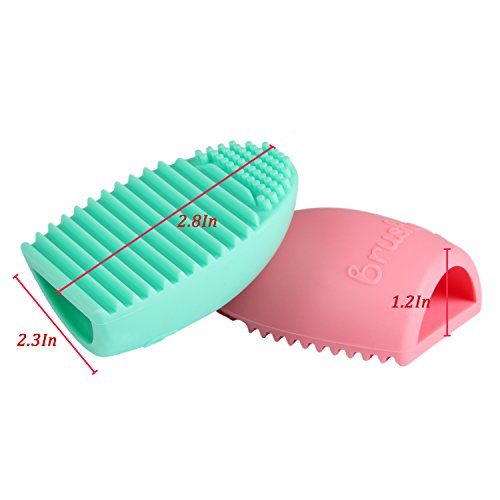Makeup Washing Brush Cleaner Eggs Scrubber Tool for Cosmetic Brushes - Thumbnail 5