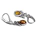 Ian and Valeri Co Amber Sterling Silver Grape Leverback Earrings