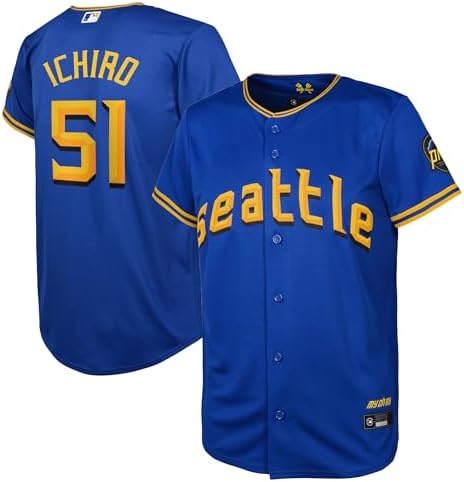 Amazon.com: Ichiro Suzuki Seattle Mariners #51 MLB Kids Youth 4-20