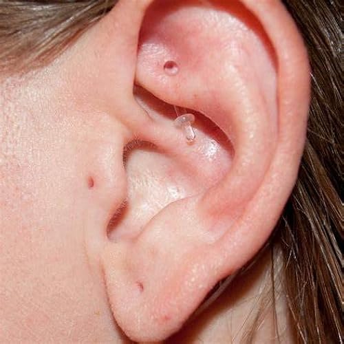 Longita Clear Piercing Retainers Nose Rings Studs for Work Surgery